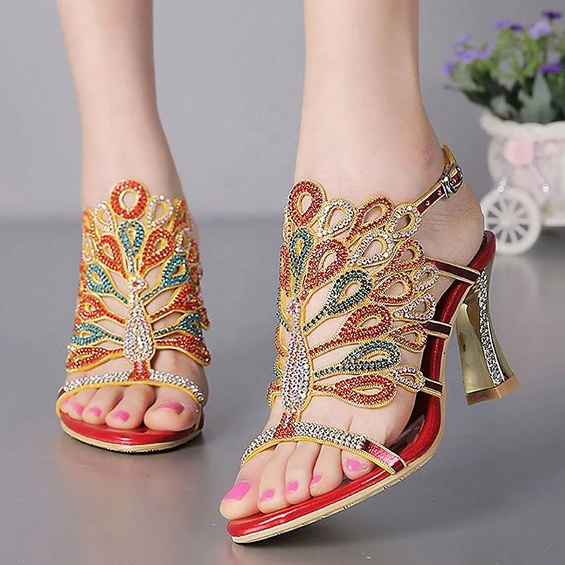 

2021 Handmade Custom Sexy Luxury Wedding Shoes Party Fashion Ladies High Heel Sandals, Gold,blue,black,red,silver
