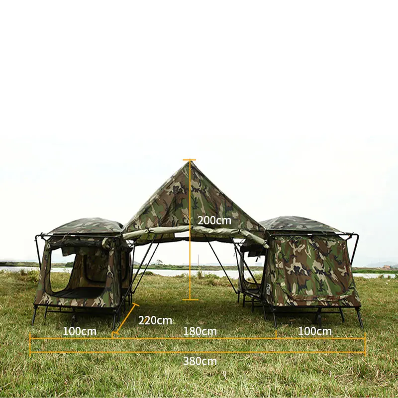 

Camping Tent 5 Person Family Tent Double Layer Outdoor Tent Waterproof Windproof Anti UV