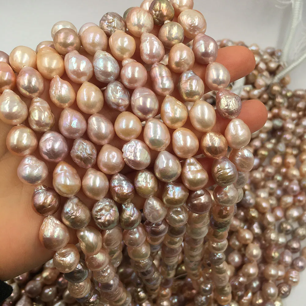 

16 inch 9-11 mm kasumi nature baroque freshwater pearl for jewelry making oyster farm oyster pearl perolas pearl string