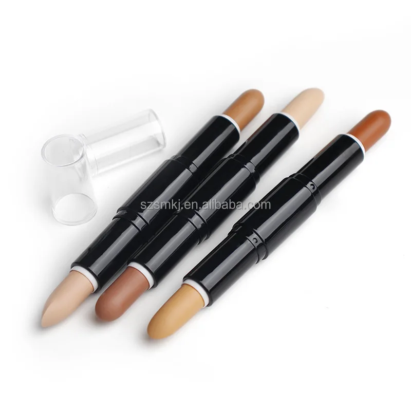 

Your Brand Highlight Contour Stick Contouring 3D Face Double-ended 2 Colors Perfect Concealing Blemish Makeup Face Foundation, 3 colors