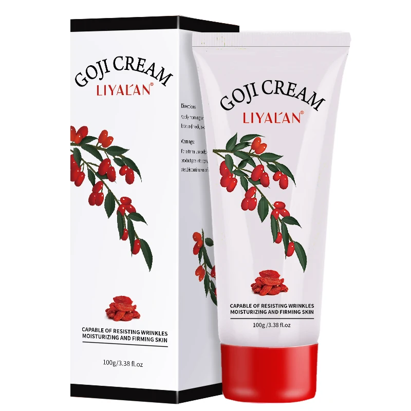 

OEM ODM natural organic Chinese wolfberry moisturizing whitening skin face cream for Goji Berry anti aging