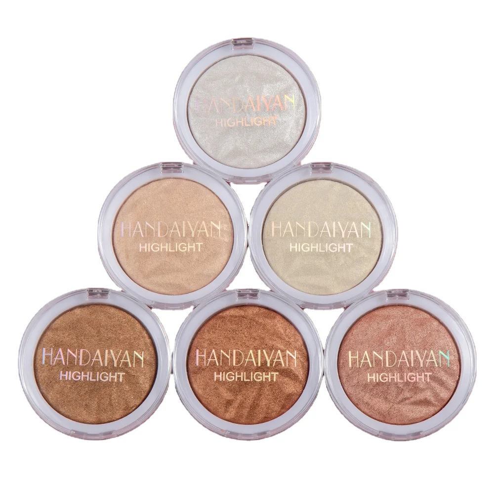 

HANDAIYAN Press Powder Highlighter Makeup Private Label Contour Private Label Customized OEM Vendor