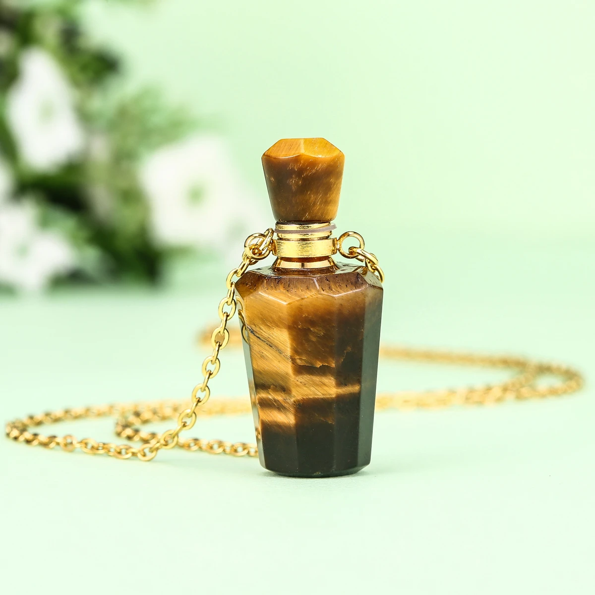 

Jewelry sets and crystal rhinestone necklace india natural stone pendants healing bottle pendant, Different color is available