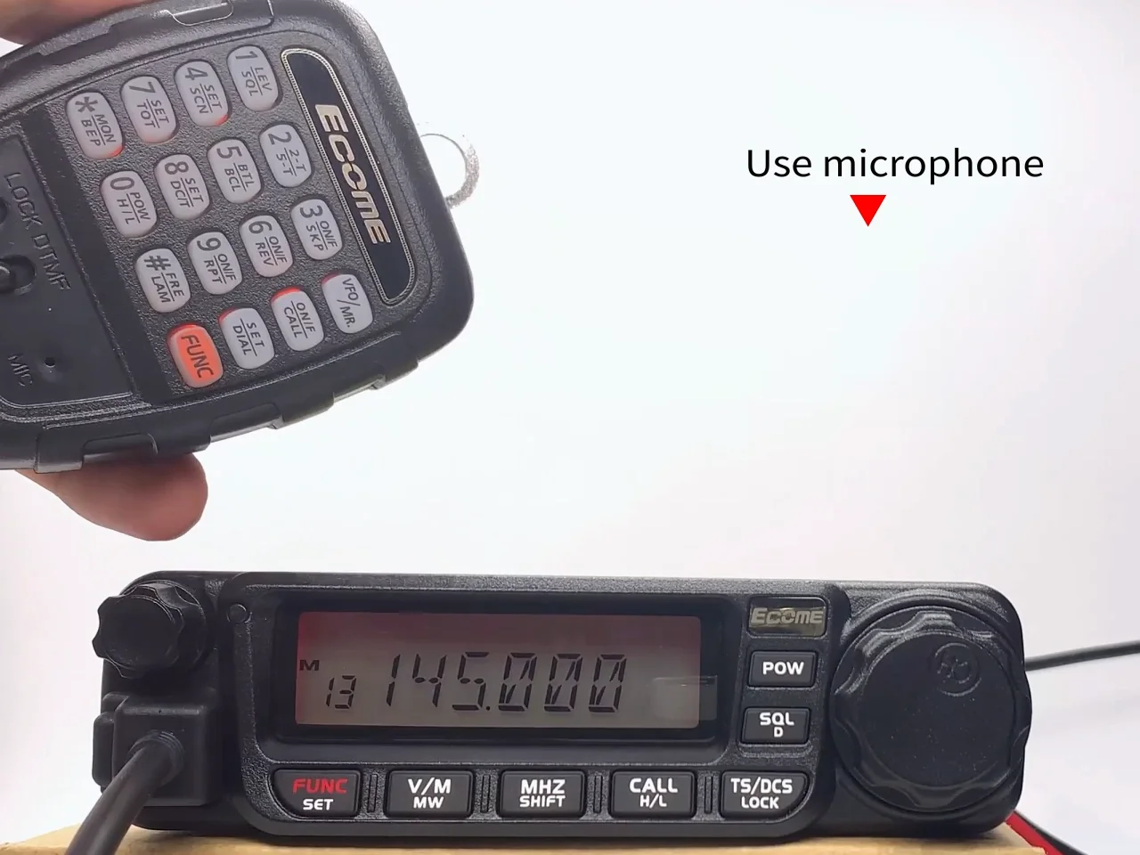 Mt660 Longe Range Walkie Talkie Cb Ham Base Vhf Uhf Mobile Radio