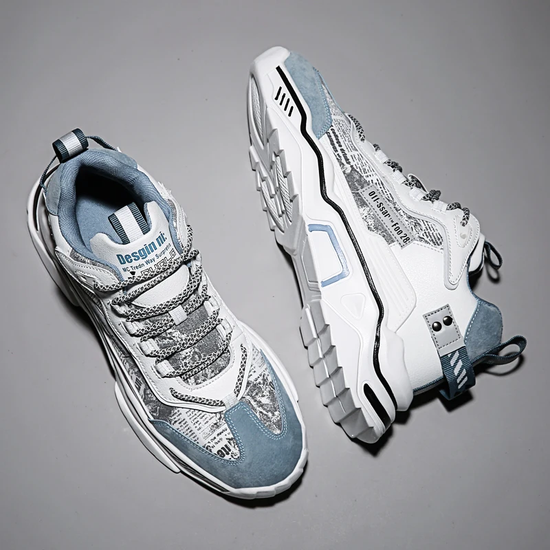 

Wholesale cheap high top shoes sports casual men's fashion sneakers