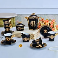 

15pcs European Royal household porcelain coffee set tea cup set