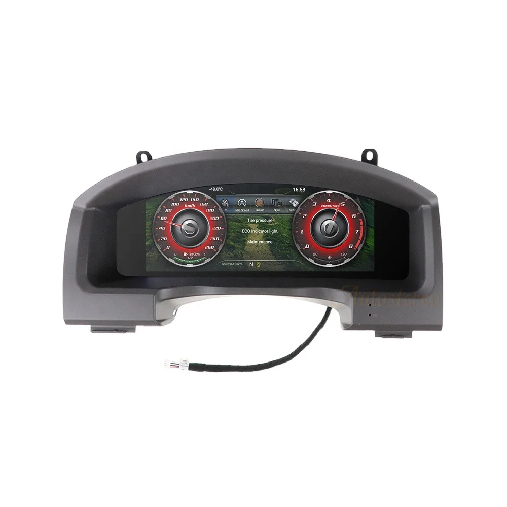 

For Toyota Land Cruiser 2008-2015 LCD Dashboard Auto Player Digital Cluster Instrument Panel Multifunctional Speed Meter
