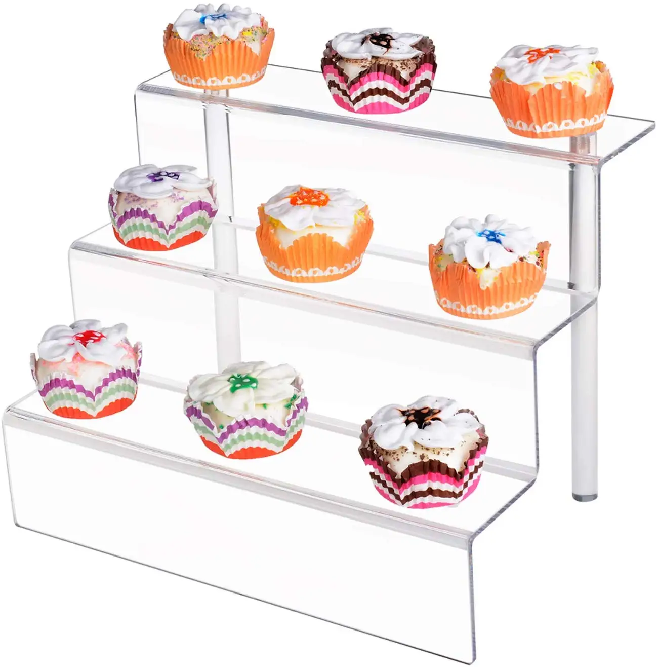 Clear Acrylic Funko Pop Figure Display Riser 3tier Stand Tabletop Shelf Rack Buy Acrylic