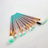 

Personalized bling makeup brush set beauty 10 pcs Cheap Price