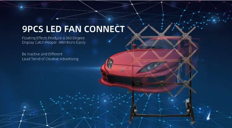 advertising display 3d Holographic fan