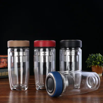 

Mikenda new design high borosilicate water mug high temperature resistant commercial 380ML water bottle