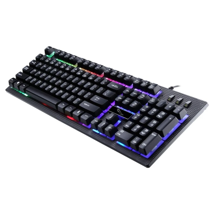 

Basic Standard oem waterproof 104 Keys USB Wired Mechanical Feel RGB Backlight Computer Keyboard Gaming Keyboard