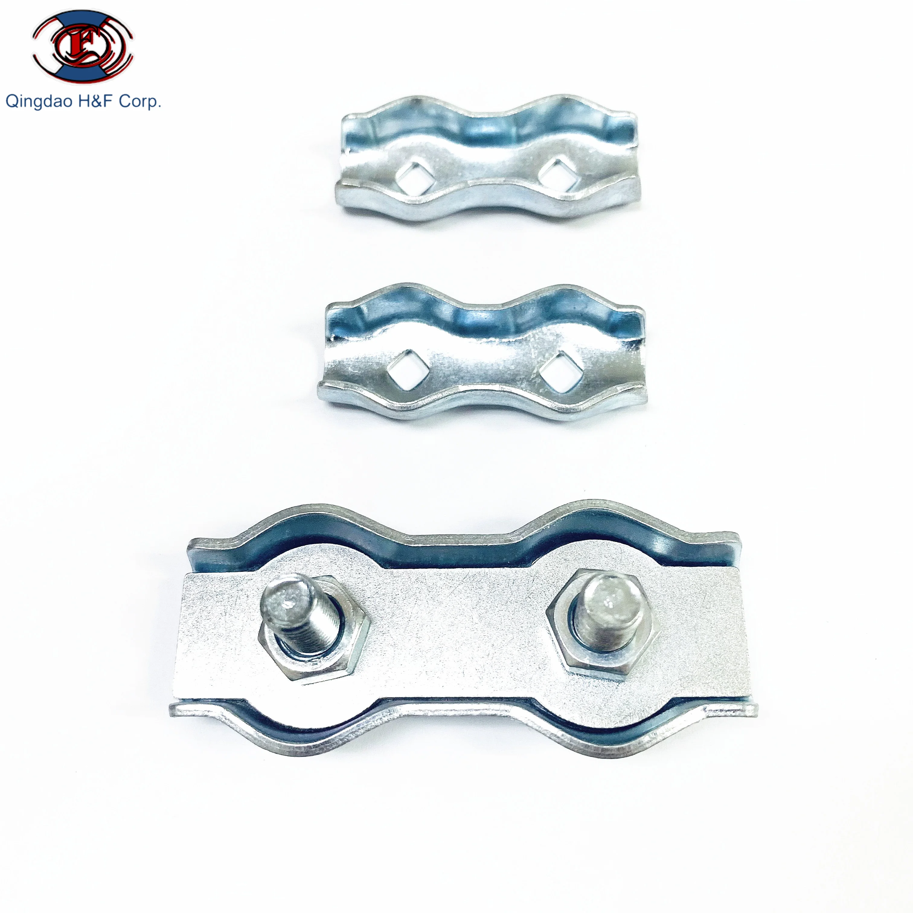 

304/316 Stainless Steel Duplex Wire Rope Clip With Washer And Nut