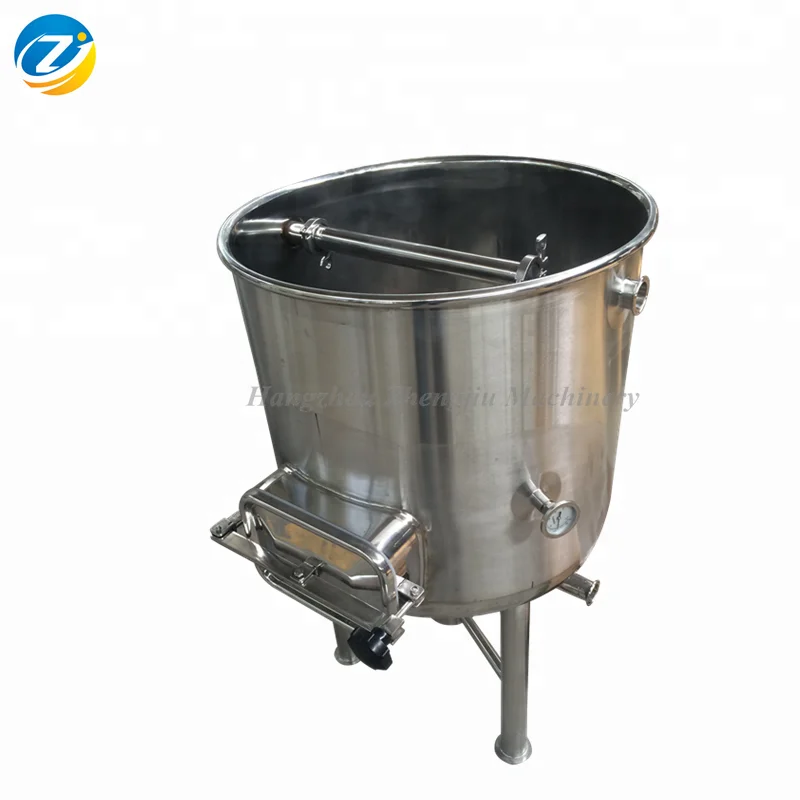 
100L beer brewing system mash lauter tun with agitator steel 304 100%  (62341980618)