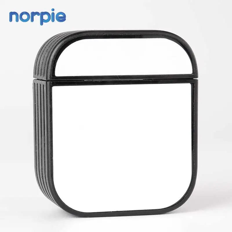 

Sublimation Blank Earphone Box Case For Wireless Headphones, Black/white