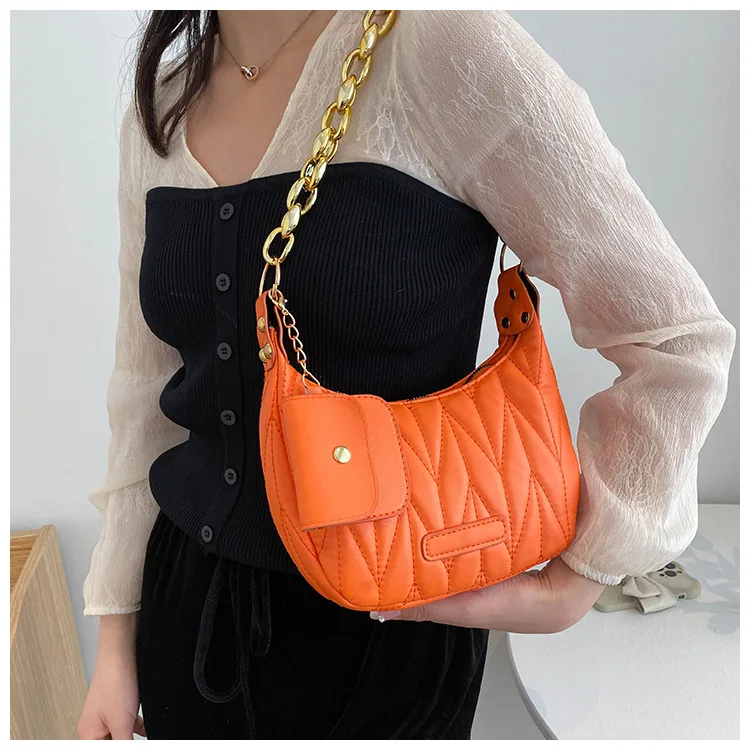 

2022 cheap Hot Sale Chain Underarm sling bag Women Handbags cute women's shoulder bags Cheap women's tote bags 202, 9color