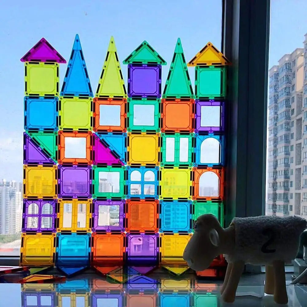 creative magnetic tiles building set
