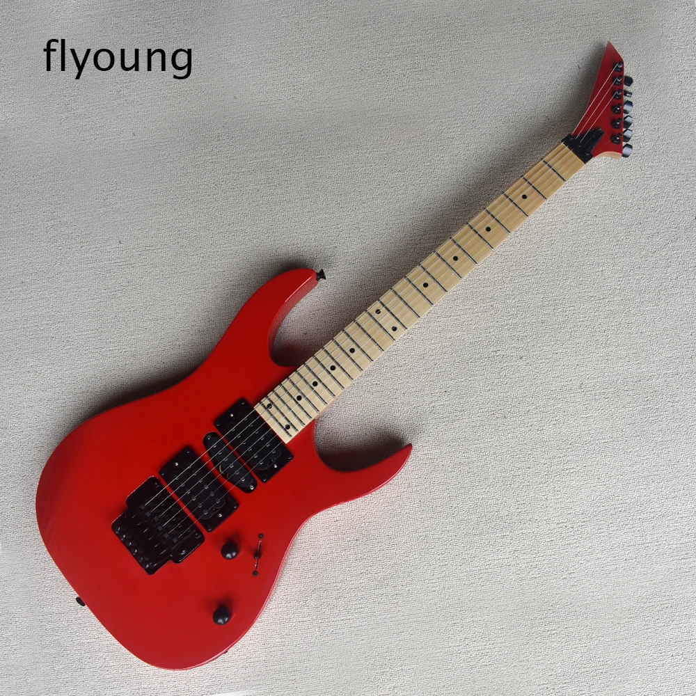 Flyoung Professional Supplier Red Electric Guitar Special Price Custom