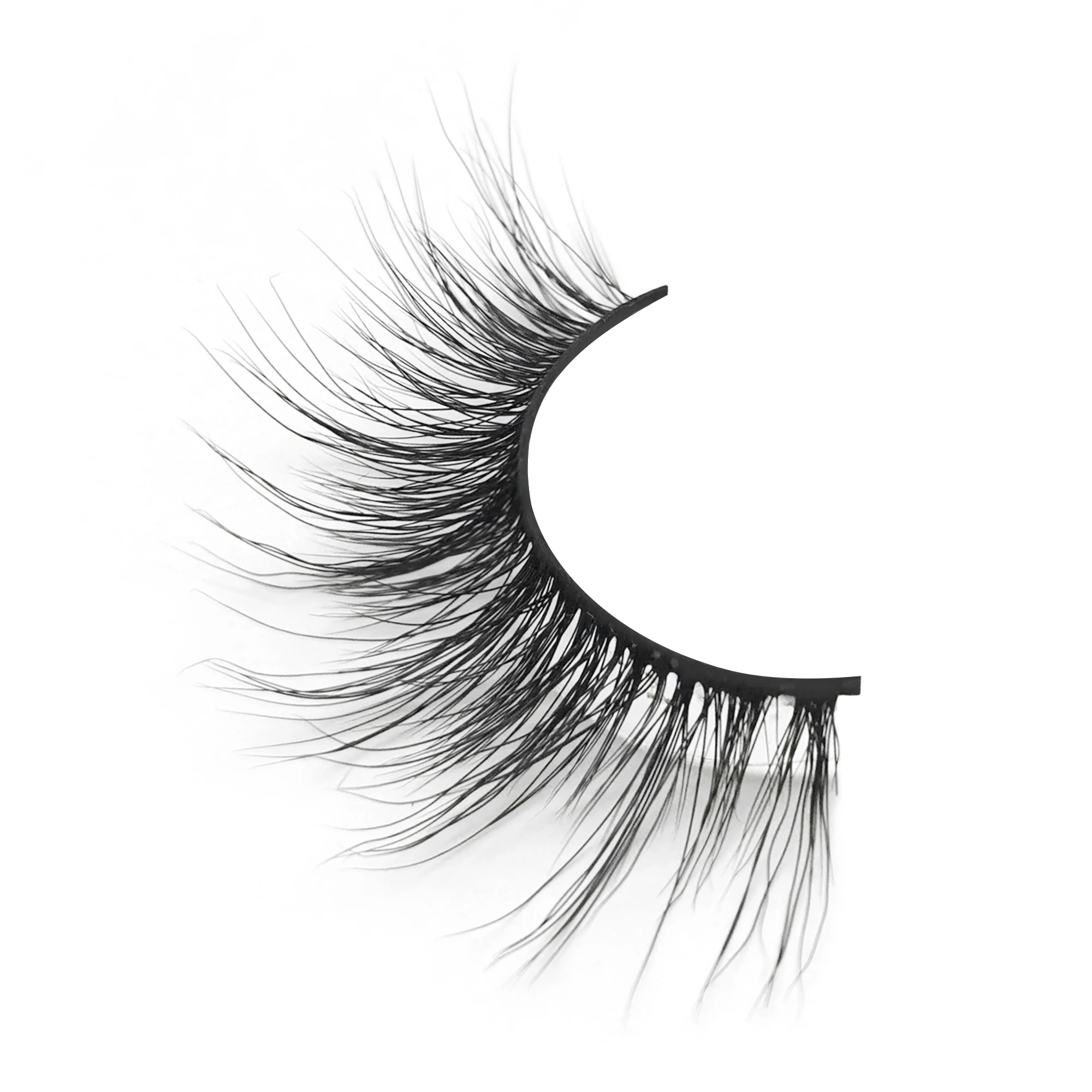 

faux mink eyelashes wholesale with eyelash container, Natural black color