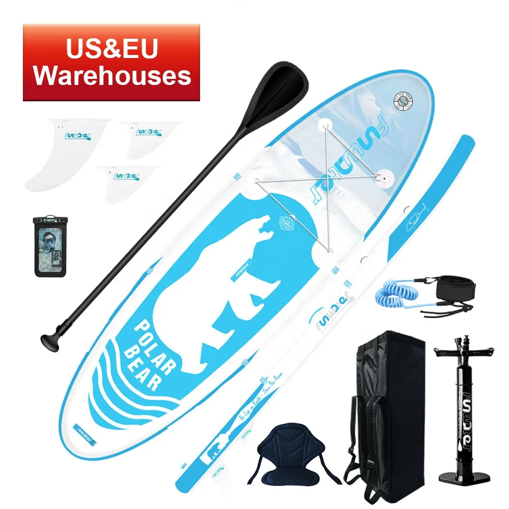 

Funwater Drop shipping new design sup drop stitch inflatable surf sup board inflatable stand up paddle board