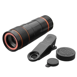 Dropshipping Mobile Phone Camera Lens 12X Zoom Telephoto Lens External Telescope With Universal Clip for Smartphone
