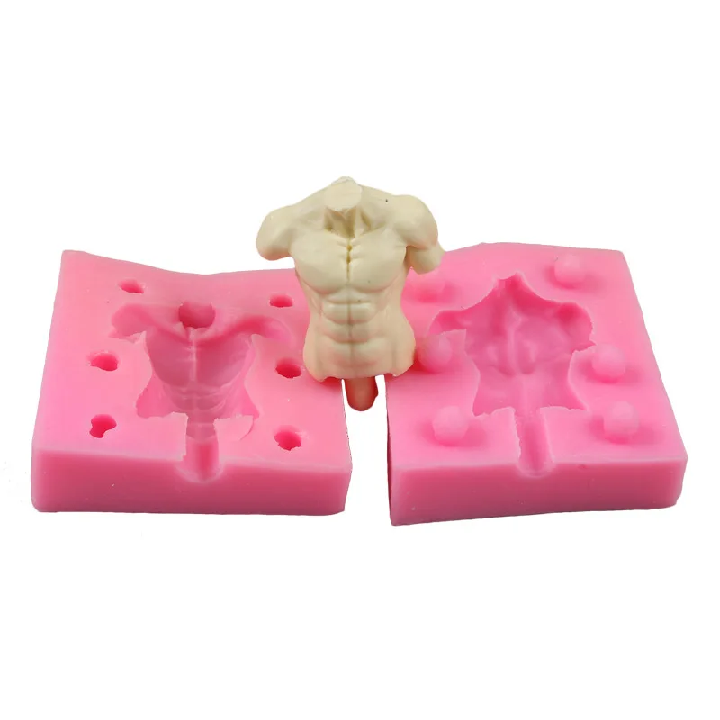 

3D Three-dimensional Man Model Modeling Silicone Fondant Cake DIY Handmade Soap Baking Pastry Mold Making Crafts Tool Accessorie