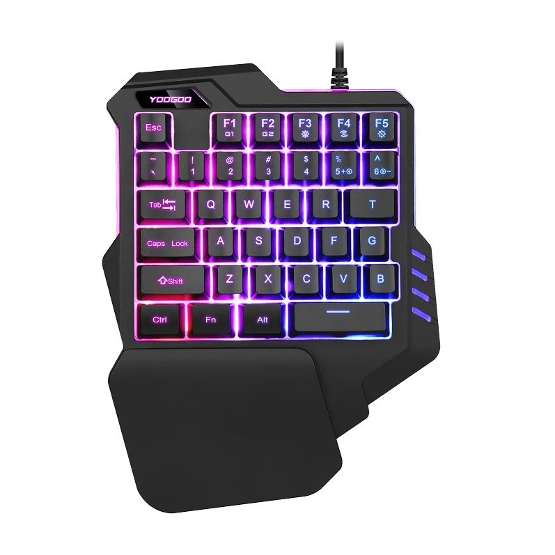 K-snake 35 Keys Single One Hand Gaming Keyboard Usb Wired Keypad For ...