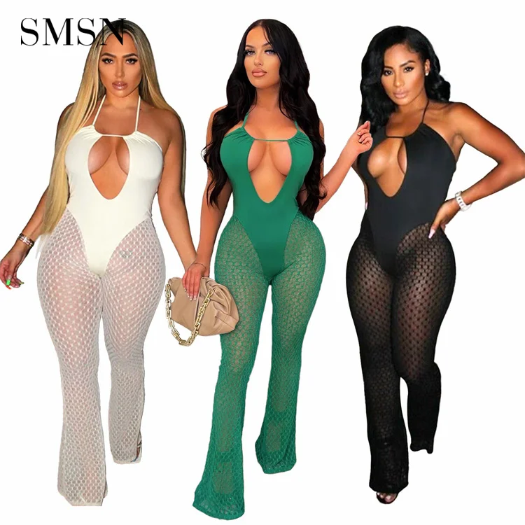 

women sexy club see through lady jumpsuit backless jumpsuit