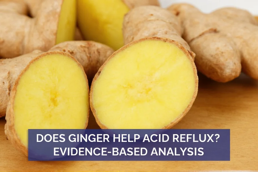Fresh ginger root and ginger tea for acid reflux relief