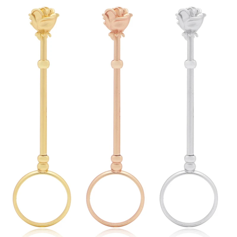 

Ladies matte rose flower cigarette holder ring smoking accessory, Mixed