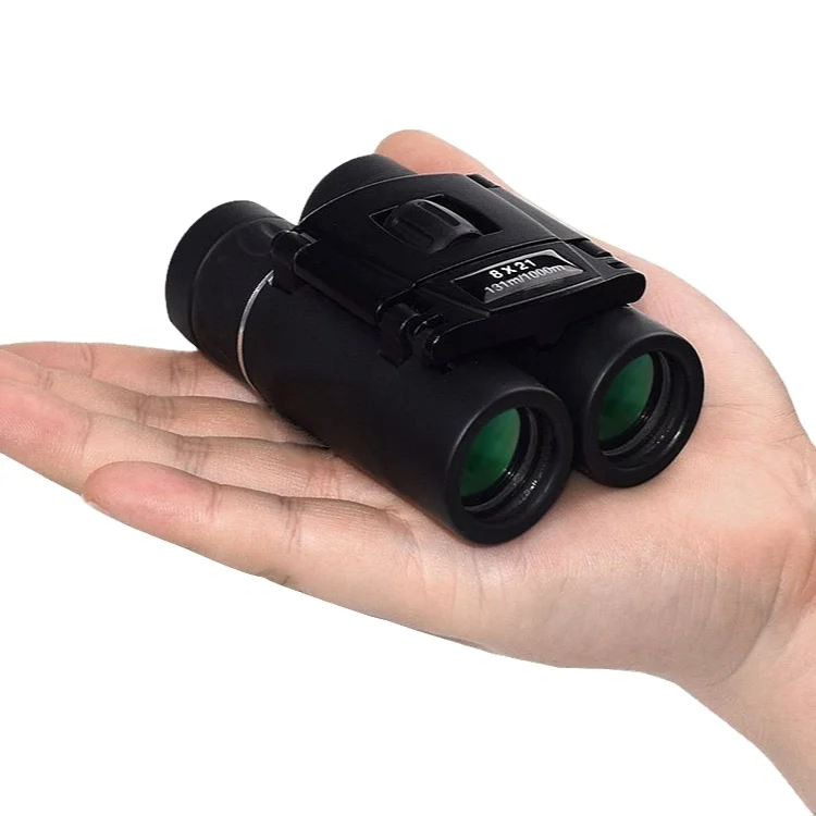 

8x21 Compact Zoom Binoculars Long Range Folding Mini Telescope BAK4 FMC Optics for Hunting Sports Outdoor Camping Travel