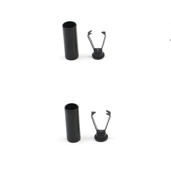 

Fashionable Aluminum alloy detachable end tip with two clips, Silver, gold, rose gold, gunmetal, rainbow, red, blue and so on