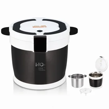
Food grade stainless steel 304 7L or 4.5L vacuum thermal cooker pot Flame free cooking pot Energy saving pot 