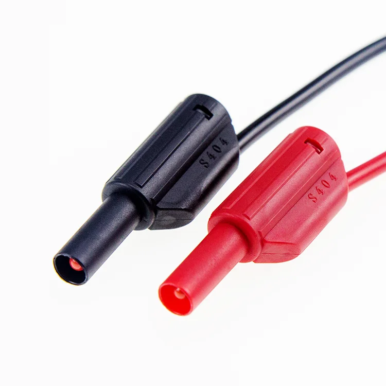 
CXSDDZ-S404 High-end 4mm Shrouded Stackable Banana Plug Safety Test Leads 