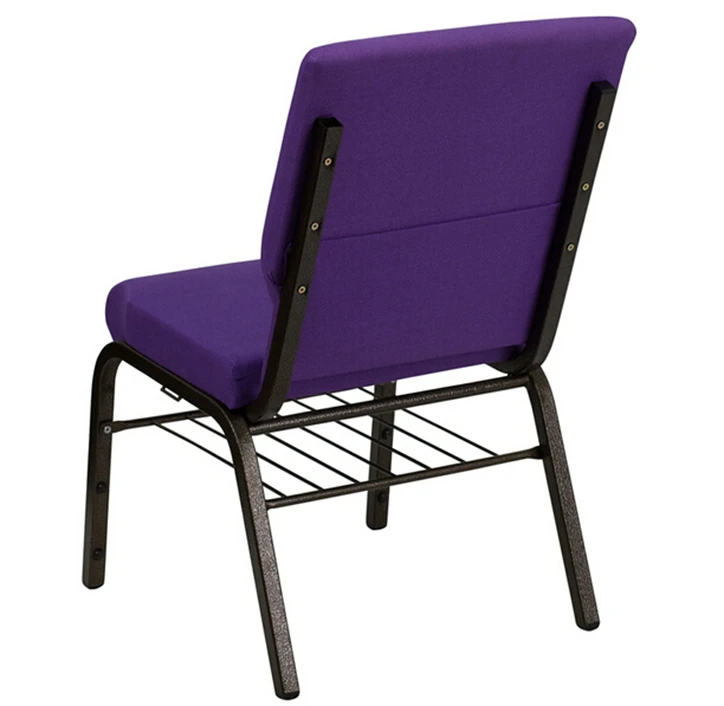 Wholesale Modern Chaise Pour Eglise Stackable Purple Padded Church