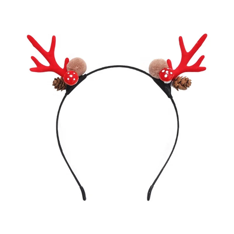 

Lot Cute Antlers Headband Girls Headbands Santa Claus Head Hoop Deer Hair Accessories Scrunchie Kids Christmas Gift