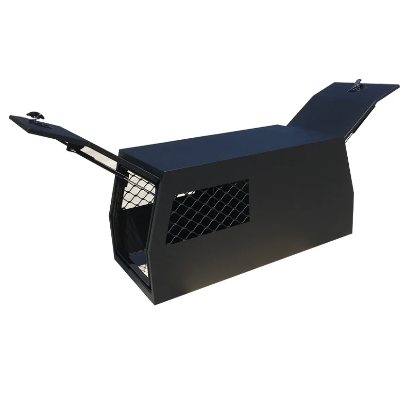 Custom Black Aluminum Truck Ute Dog Box - Buy Aluminum Dog Box,Ute Dog ...