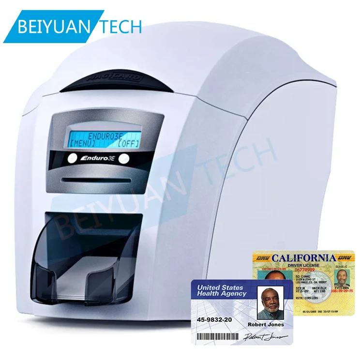 

Magicard Enduro 3E Double Side Membership Employee Badge Printing Plastic PVC ID Card Printer, Ymck