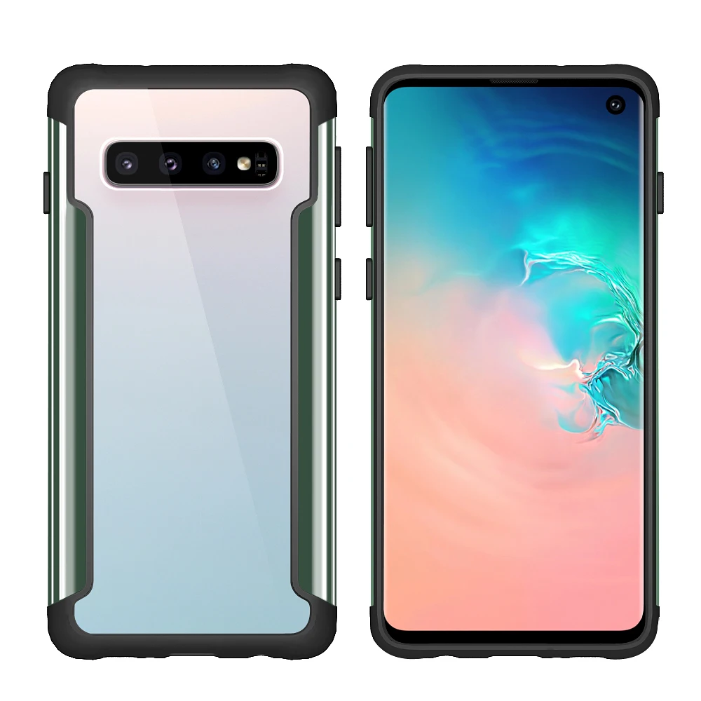 

20120 New Fashion phone back cover for samusng Hot Sell Phone Case Protection for samsung s10/plus, 5 colors