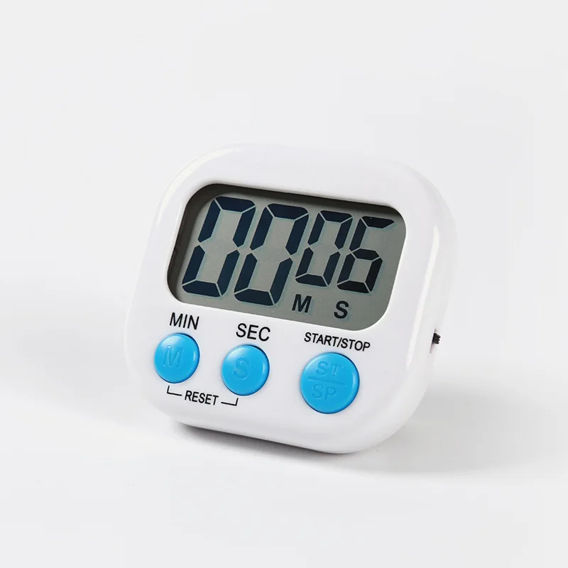 

118 Student reminder Timer Kitchen countdown timer Digital large screen timer, White, blue, pink, yellow, green, red, black