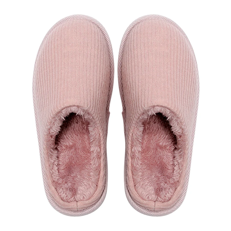 
Top quality Unisex pure colored wool massage slippers indoor shoes 
