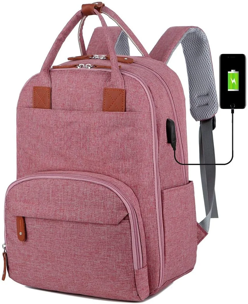 

Custom Large Capacity Travel Bags Backpack School Bags School Backpack, Pink or custom color