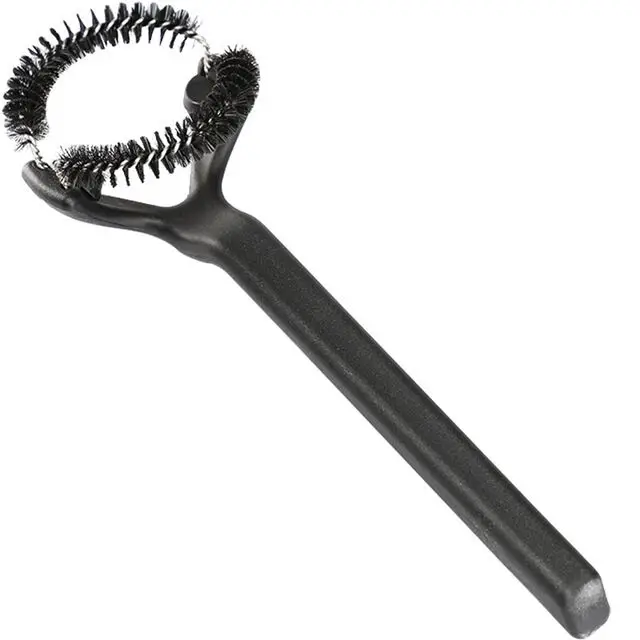 

coffee machine brewing cleaning brush brewing head cleaning device  handle cleaning brush, Black color