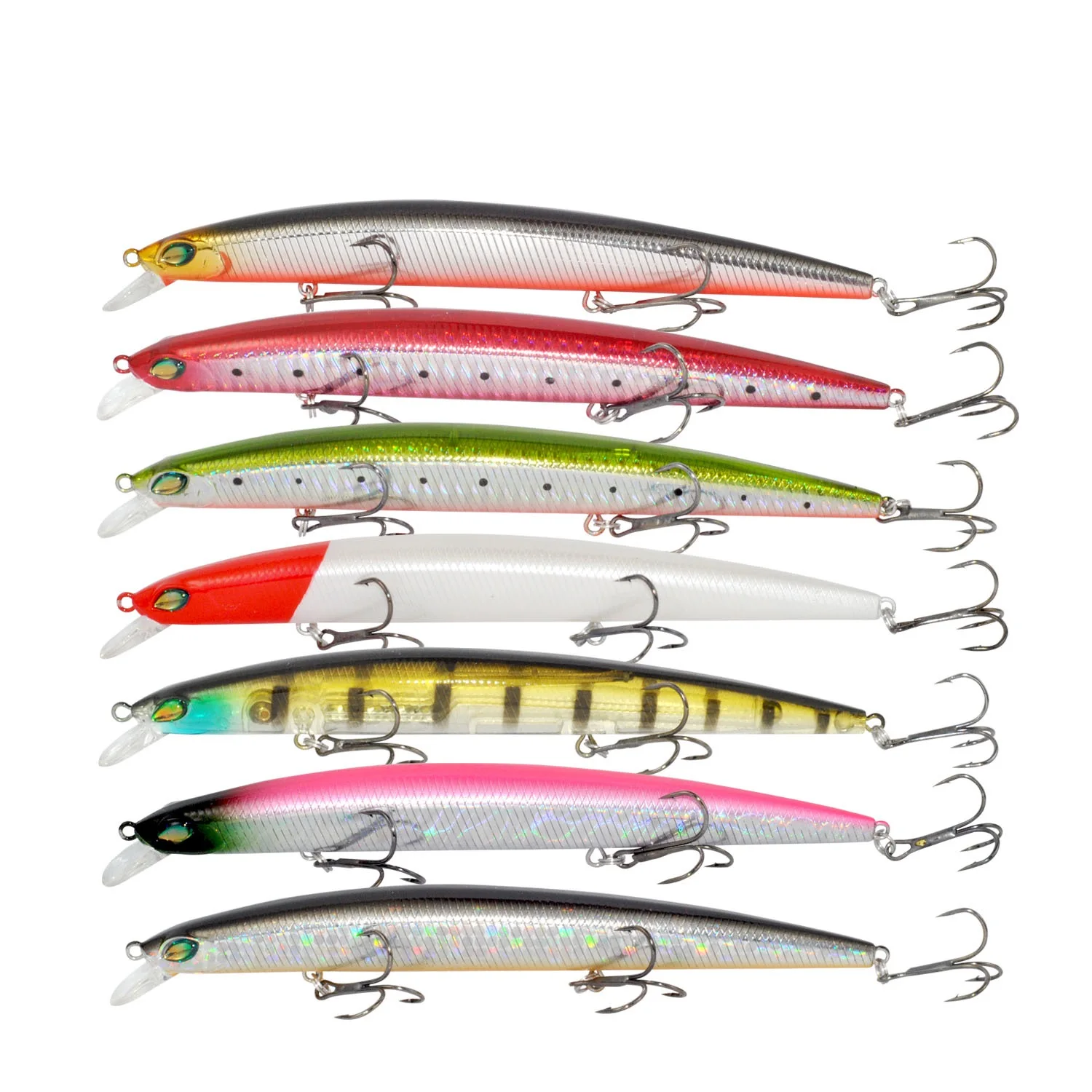 

In Stock Long Hard Minnow 143mm17g hard salt water fishing minnow lure with original