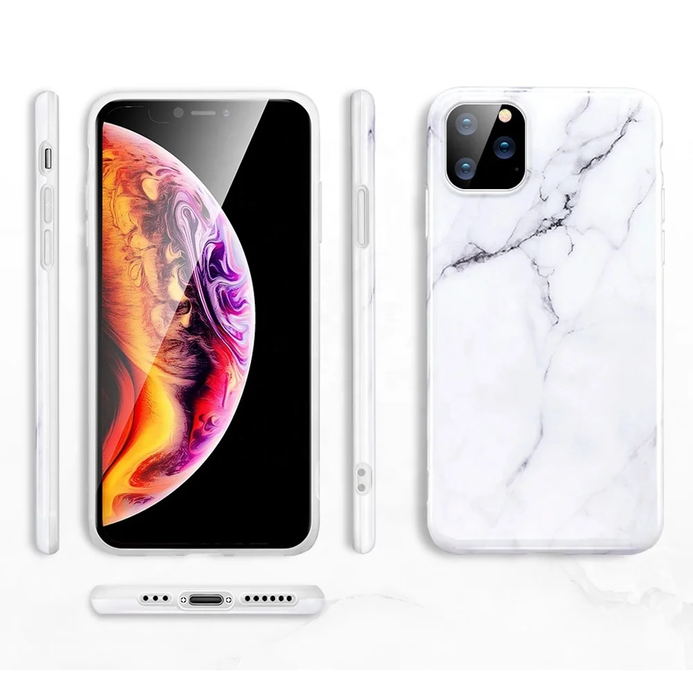 TPU Ultra Thin Marble Design For iPhone 11 Pro Max Marble Phone Case