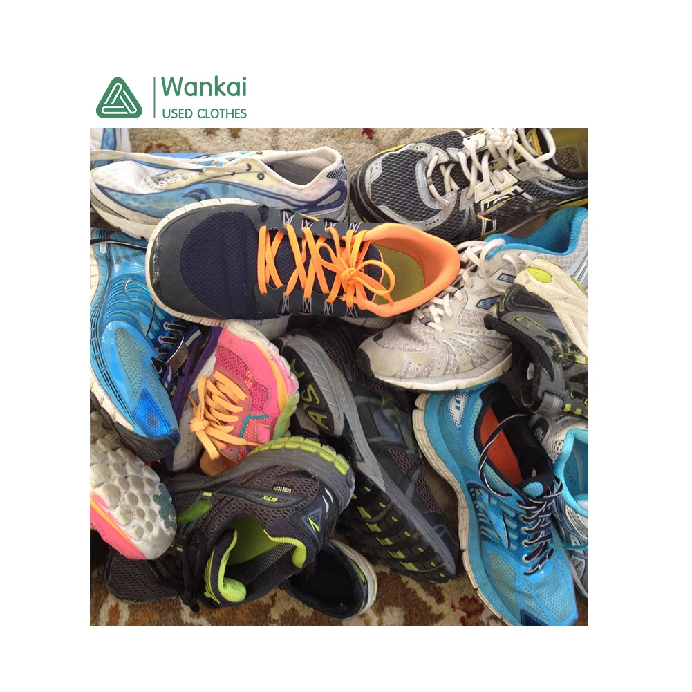 

Wankai Apparel Manufacture Second Hand Clothing Mixed Bales, A Grade Used Sneakers Shoes In Bales, Mixed color