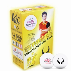 Team World Cup Double Fish Table Tennis ball 3 star ABS Ping Pong Balls D40+ ITTF competition tennis balls