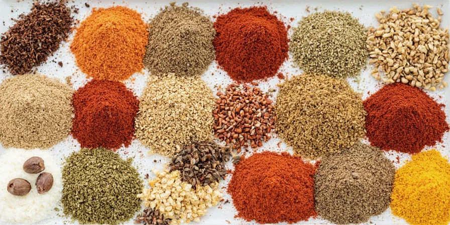 Aleppo pepper sprinkled on a charcuterie board