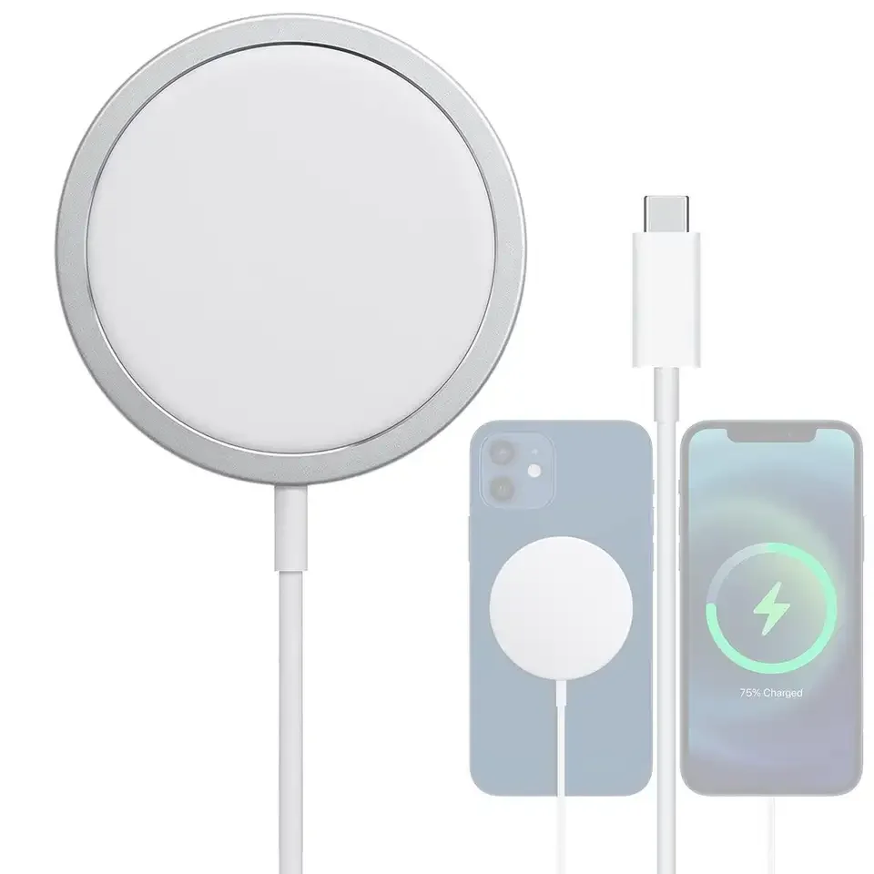 

15W Fast Magnetic Wireless Type C USB Charger Magnetic Charger For iPhone 15 14 13 12 11 Magsafe Qi Wireless Phone Charger