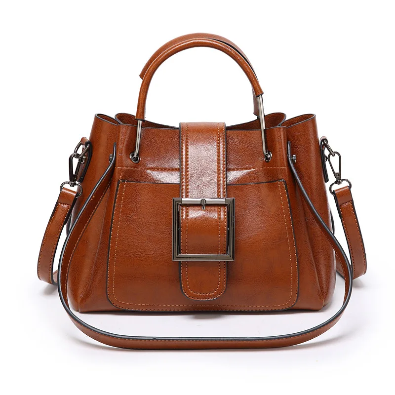 

Woman Ladies Vintage Embossed PU Leather Casual Shoulder Tote Elegant Handbag